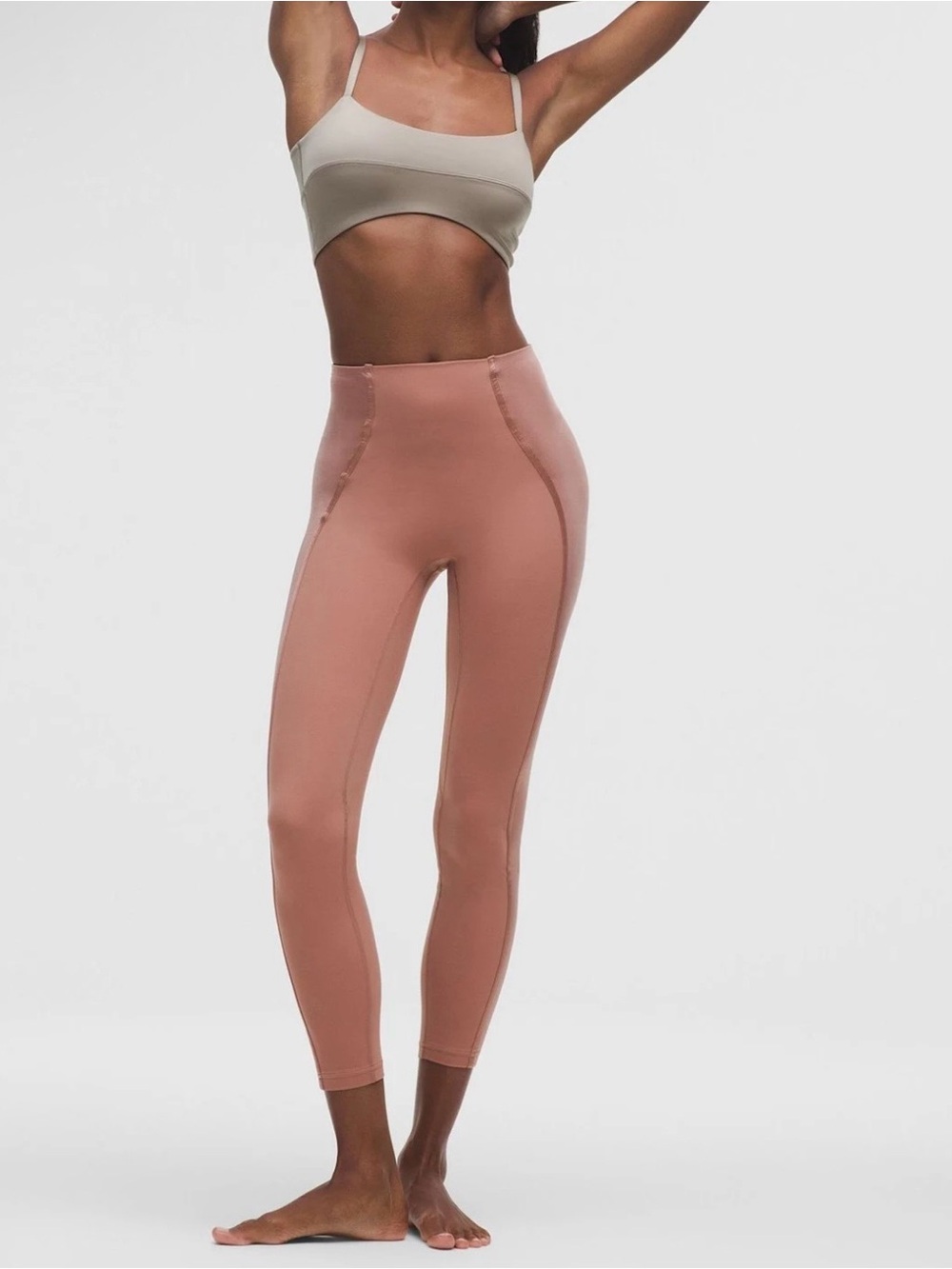NWT- lululemon- Align™ No Line High-Rise Pant 25" Satin- Red Clay- sz 8